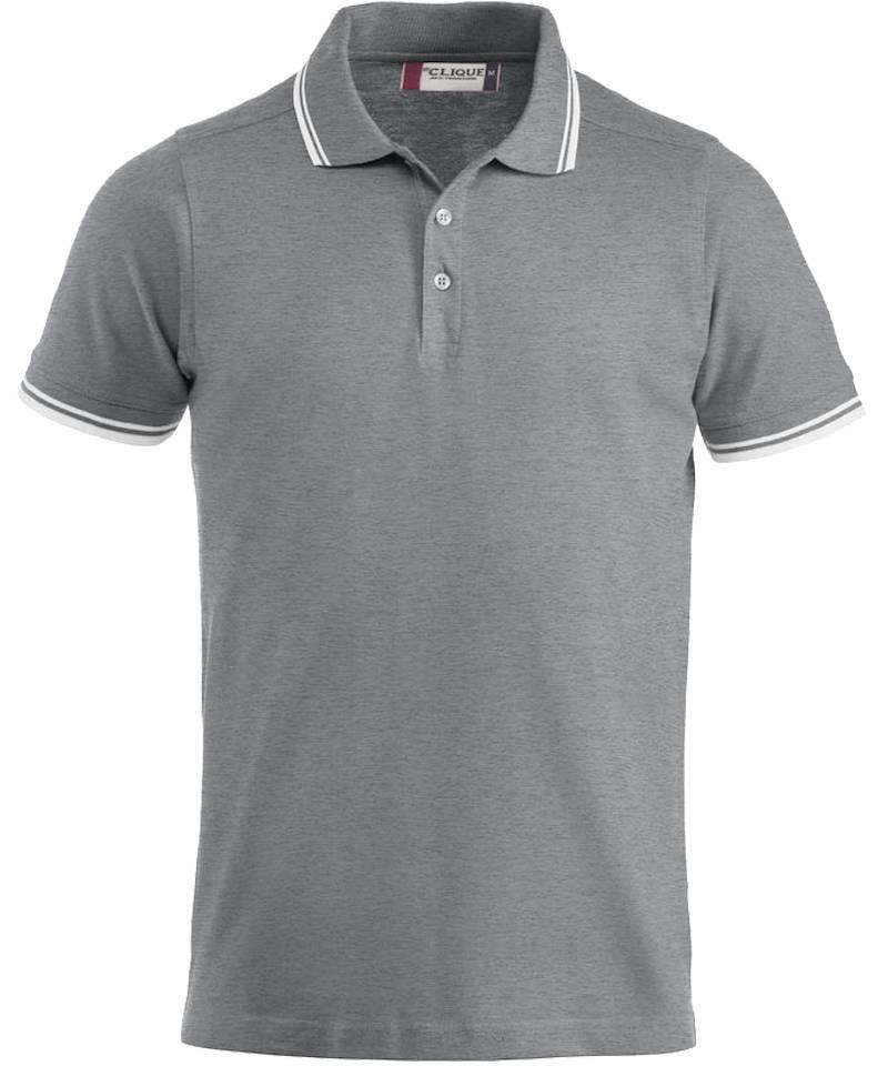 Poloshirt Clique Amarillo grijs