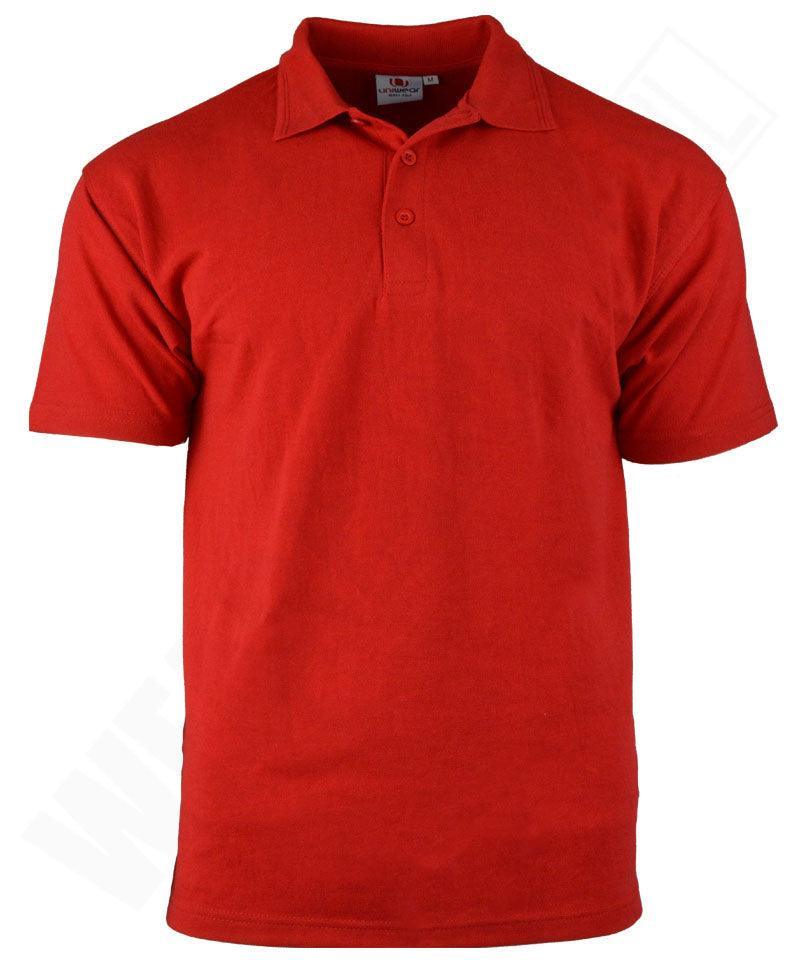 Poloshirt katoen/polyester rood