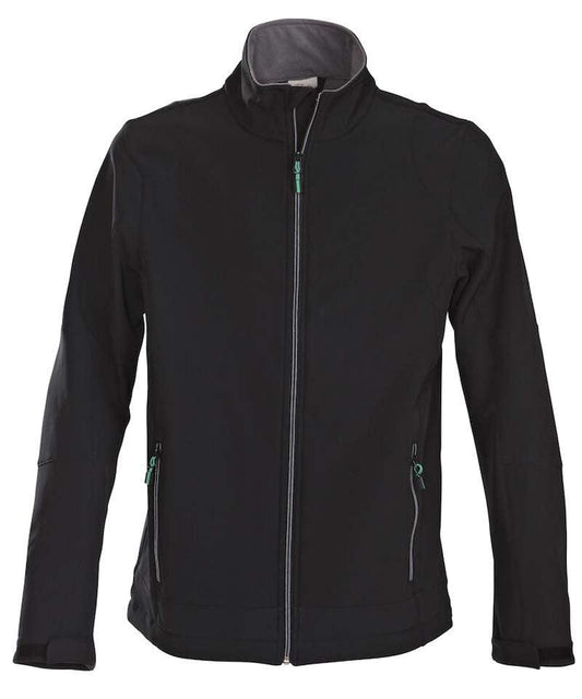 Softshell jas Printer Trial zwart