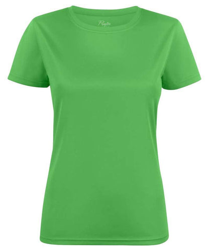 Printer sportshirt dames groen