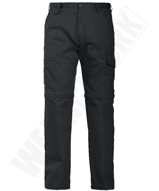 Afritsbare werkbroek Projob 2502 zwart