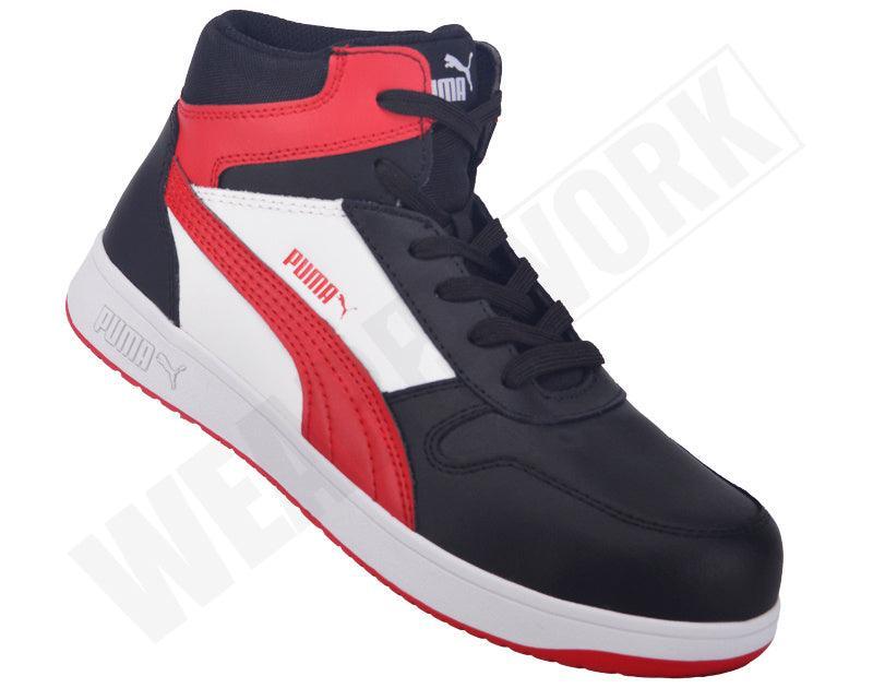 Puma werkschoenen Frontcourt hoog S3L 63005 schuin