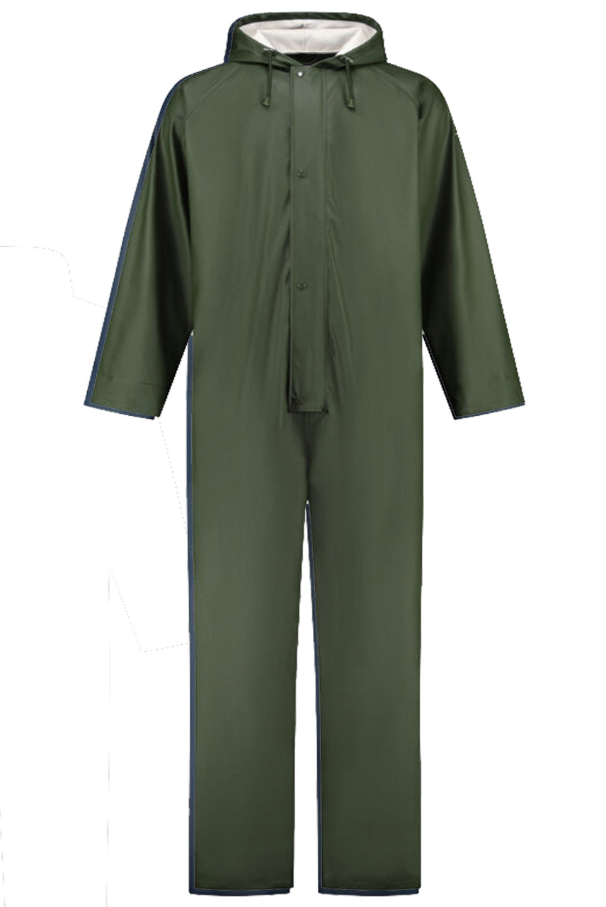 regenoverall groen voorkant