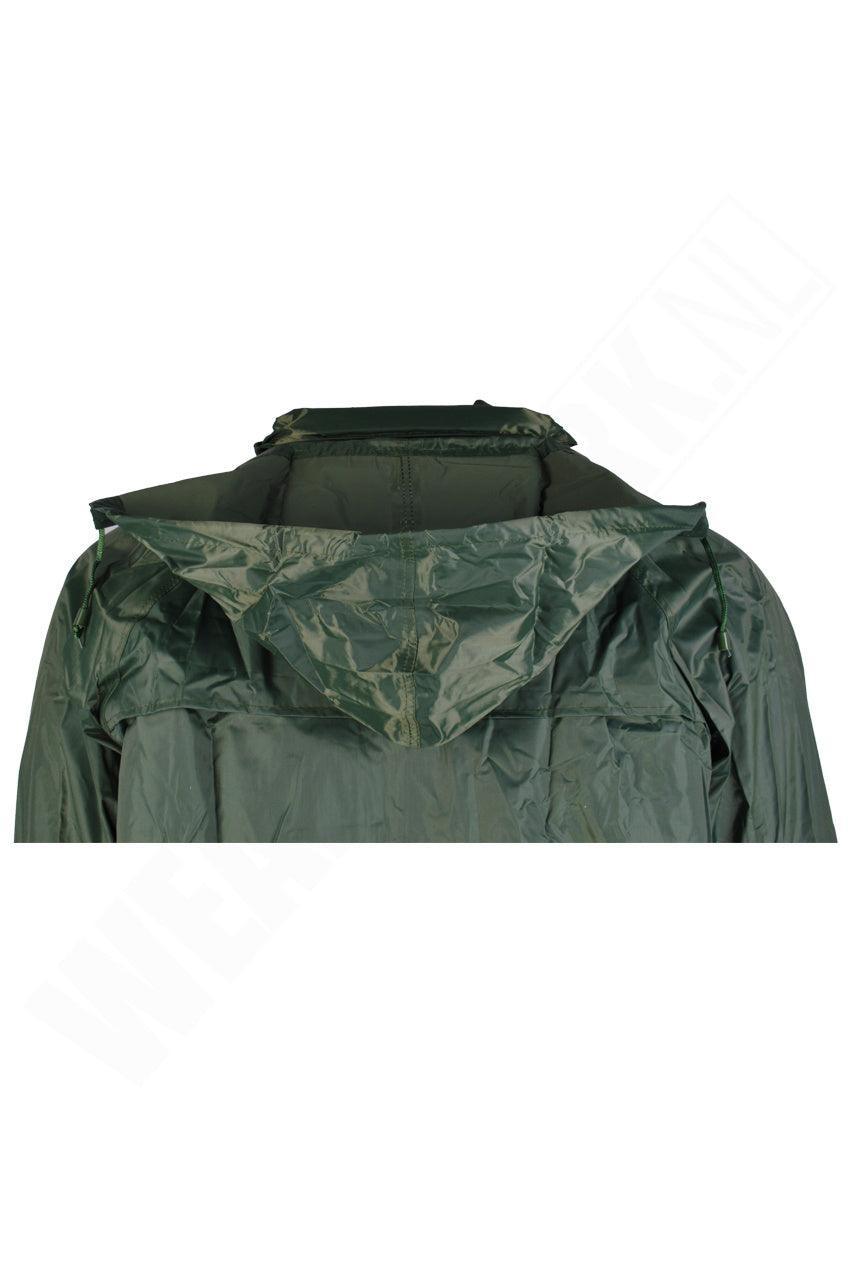 Regenpak PVC 4010 Groen capuchon