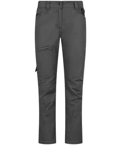 Dames werkbroek Kasai stretch Safety Jogger antraciet