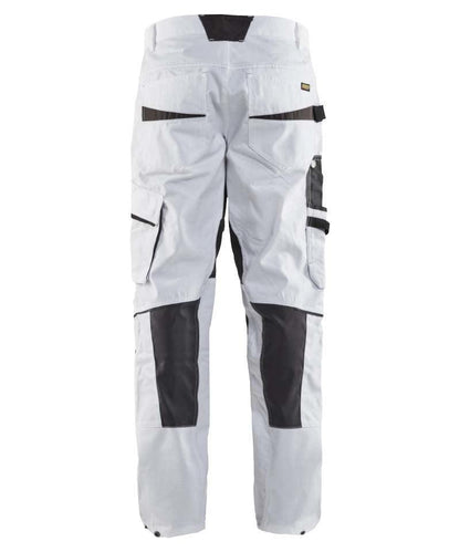 Blaklader schilderswerkbroek stretch 1095  wit achterkant