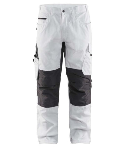 Blaklader schilderswerkbroek stretch 1095 wit voorkant