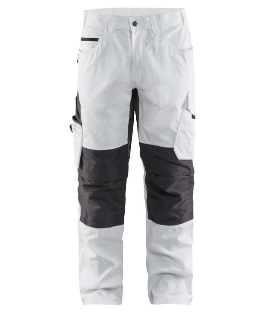 Blaklader schilderswerkbroek stretch 1095 wit voorkant