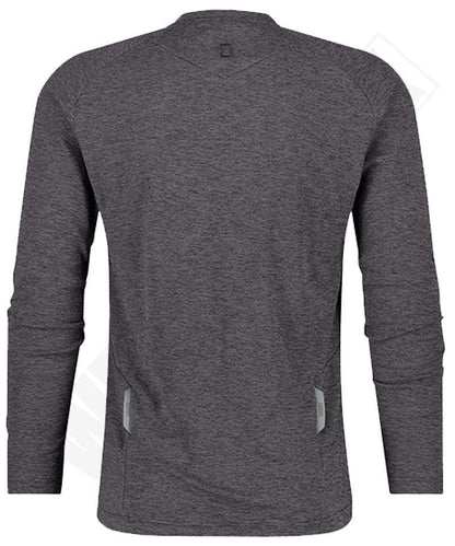 Dassy T-shirt lange mouwen Serengeti antraciet achterkant