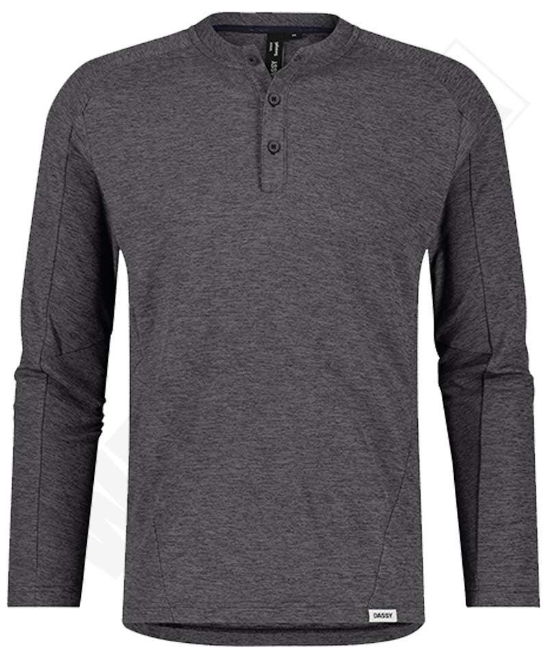 Dassy T-shirt lange mouwen Serengeti antraciet