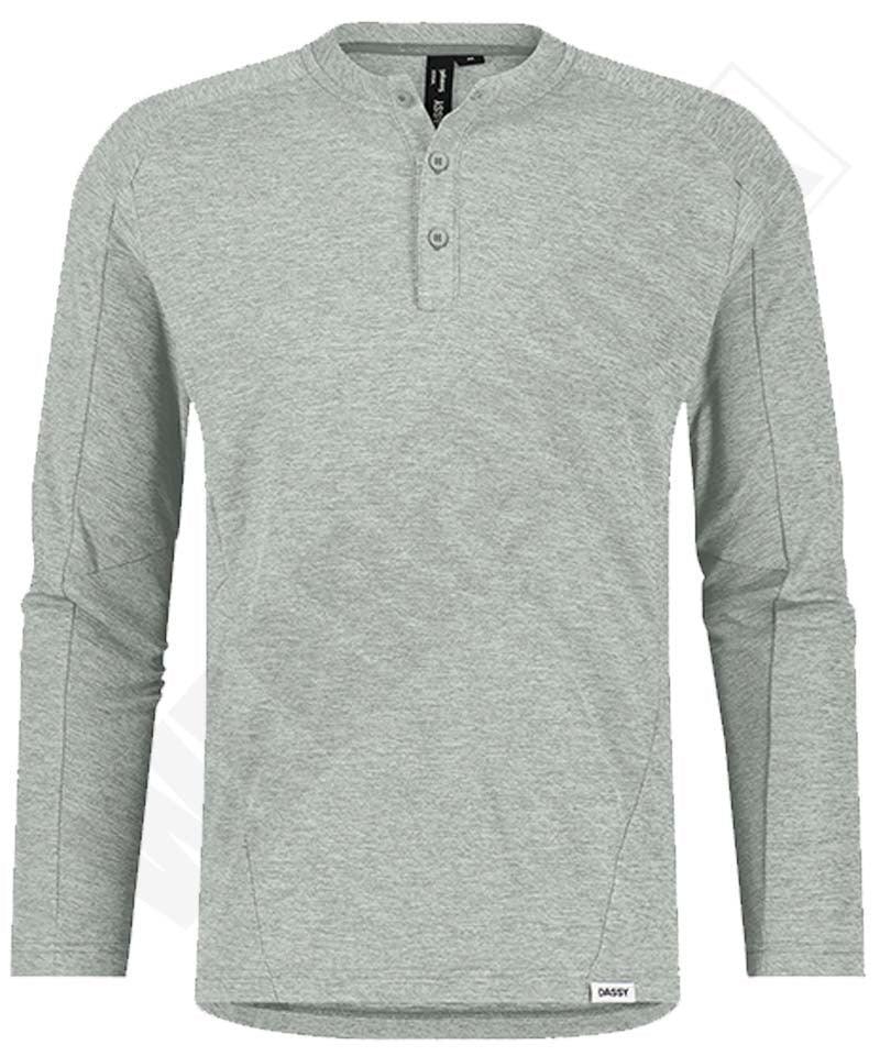 Dassy T-shirt lange mouwen Serengeti lichtgrijs