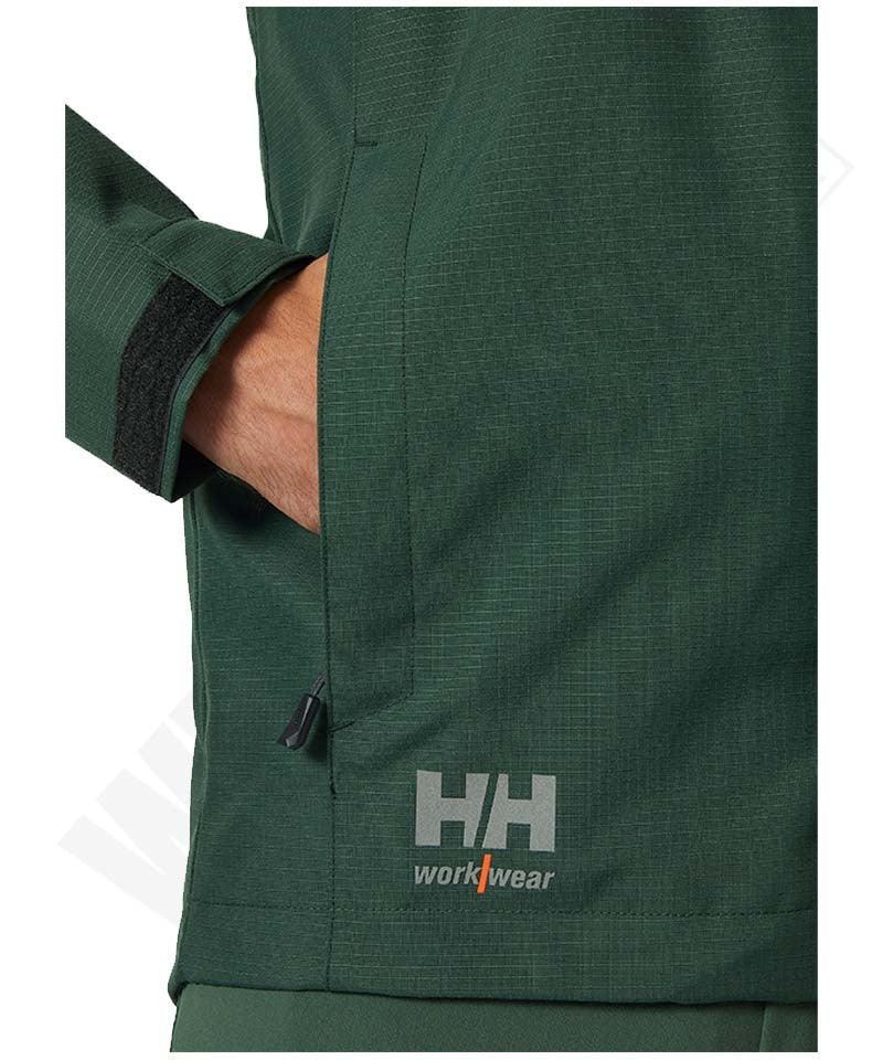 Shell jas Oxford Helly Hansen materiaal