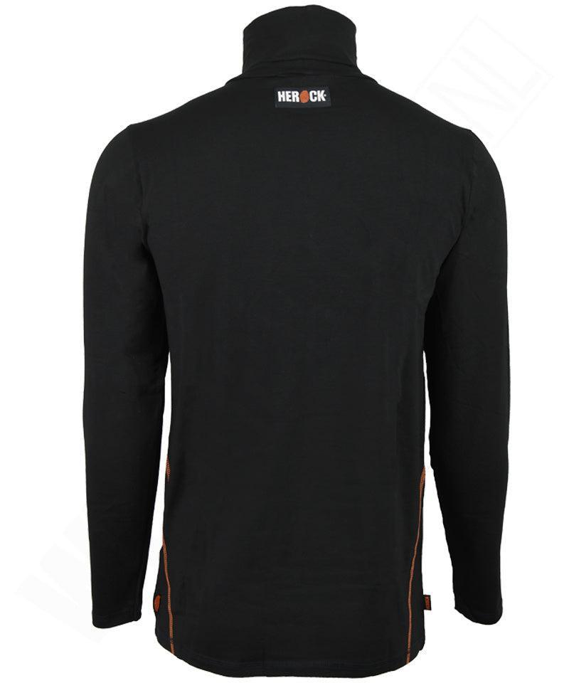 Herock Lotis T-shirt met lange mouwen zwart achterkant