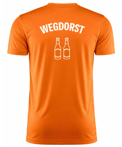 Oranje T-shirt Wegdorst