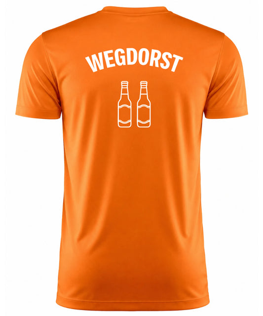 Oranje T-shirt Wegdorst