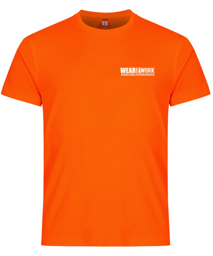 Oranje T-shirt Wegdorst voorkant
