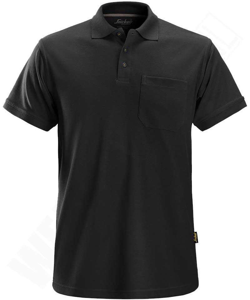 Snickers poloshirt 2708 met borstzak zwart
