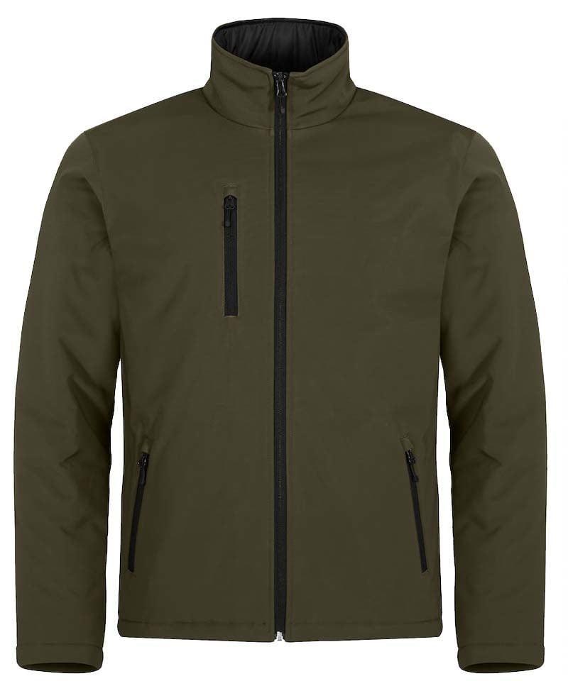 Softshell jas Clique gevoerd groen
