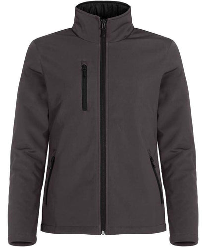 Softshell jas gevoerd dames grijs