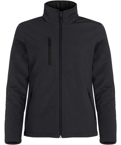 Softshell jas gevoerd dames zwart