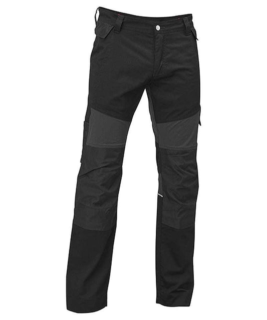 Stretch werkbroek Bilbao 4-Work zwart voorkant