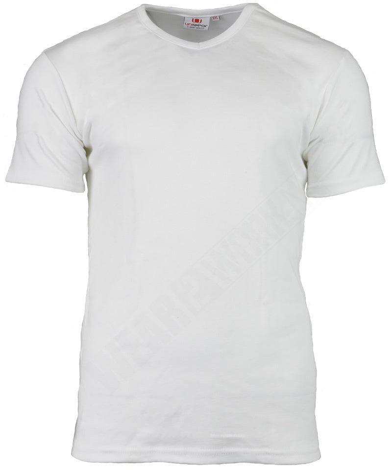 T-Shirt Men Fit 200 grams wit voorkant
