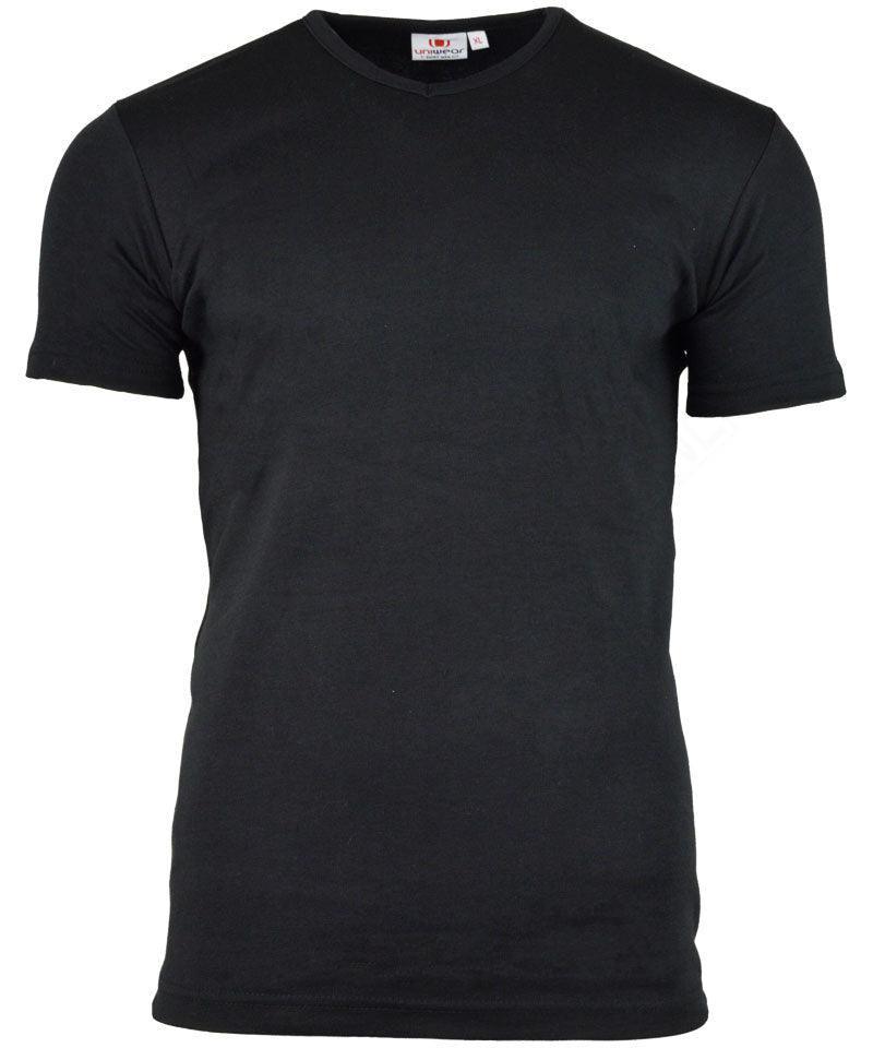 T-Shirt Men Fit 200 grams zwart voorkant