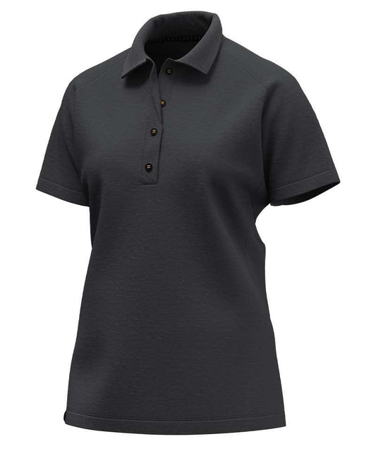 Dames poloshirt Kasai Safety Jogger zwart