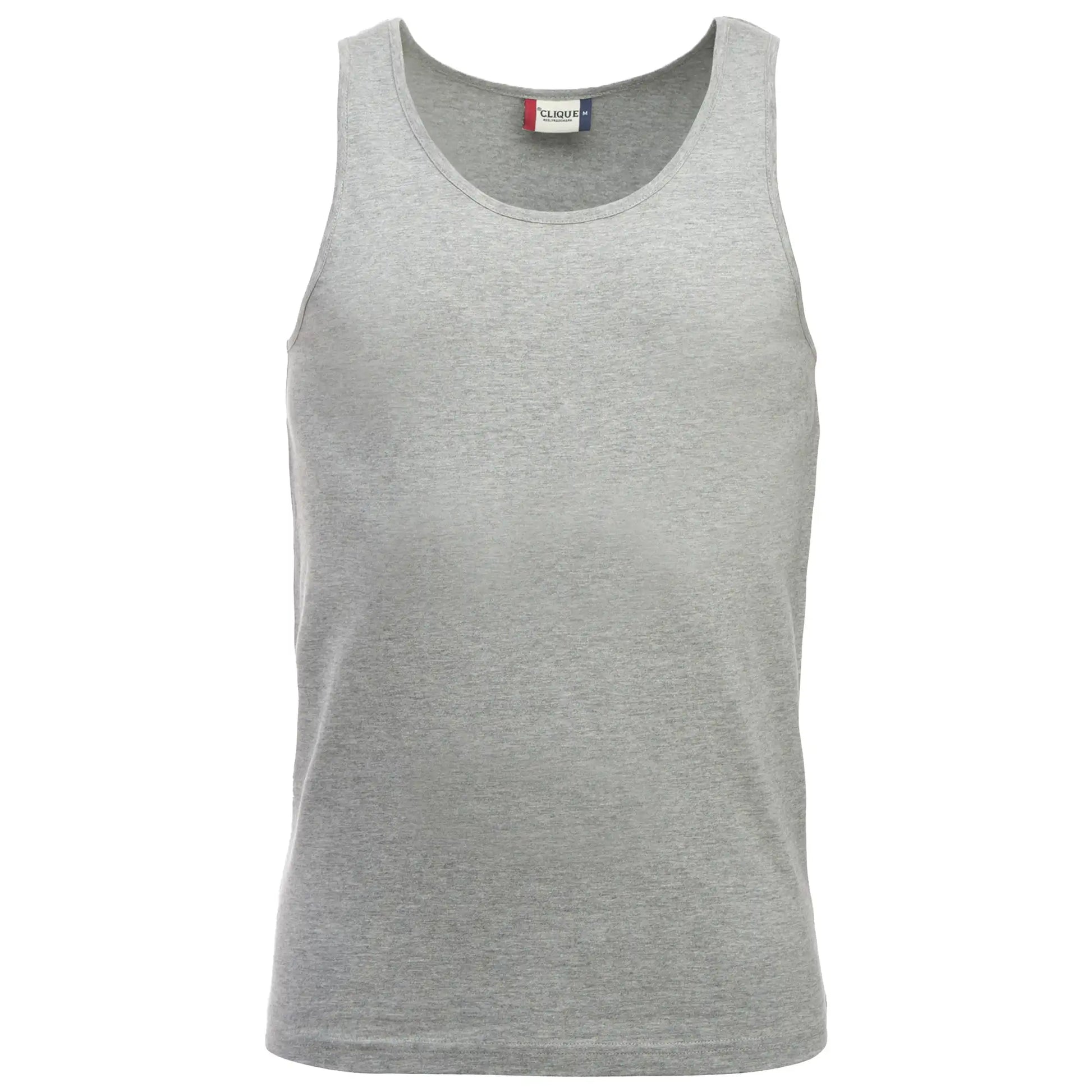Tanktop classic Clique lichtgrijs voorkant