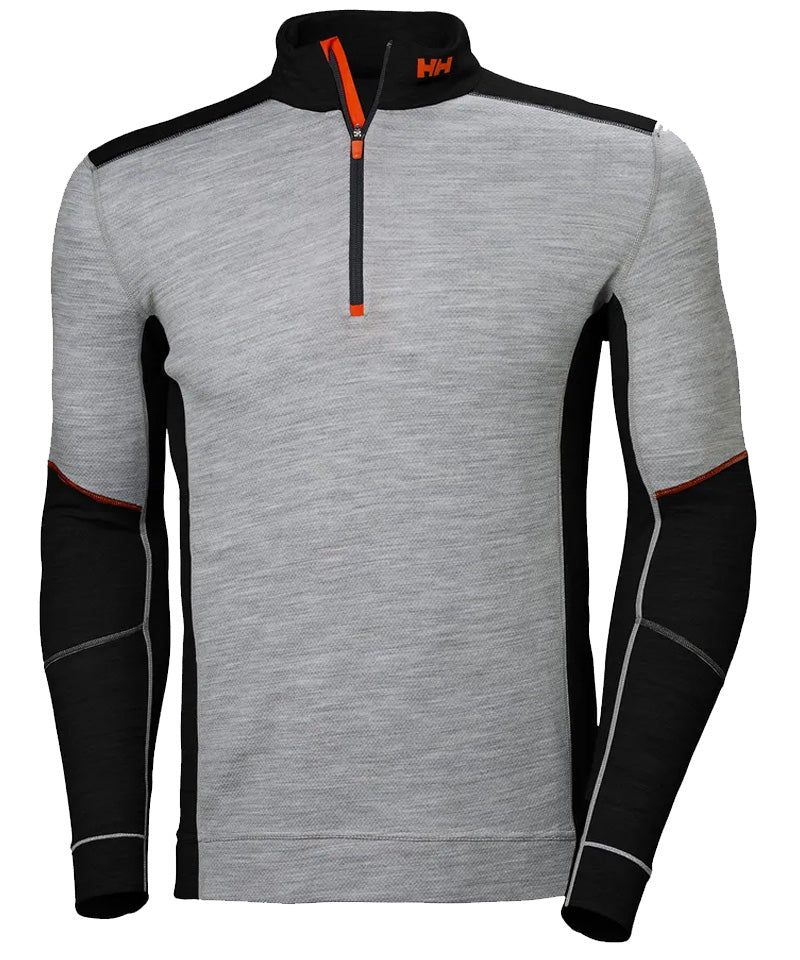 Helly Hansen thermoshirt met zipneck Merino