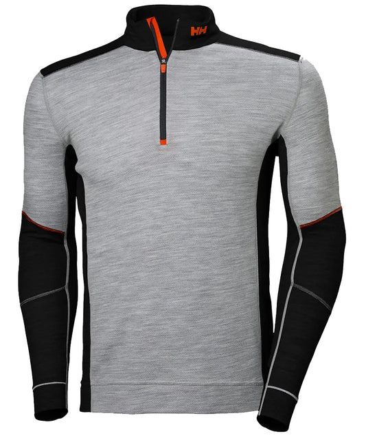 Helly Hansen thermoshirt met zipneck Merino