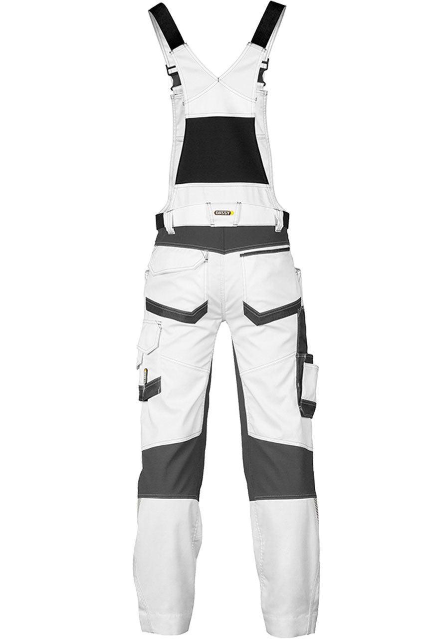 Dassy stretch schilders overall Tronix wit achterkant