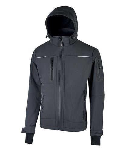 Softshell jas heren U-Power Space antraciet