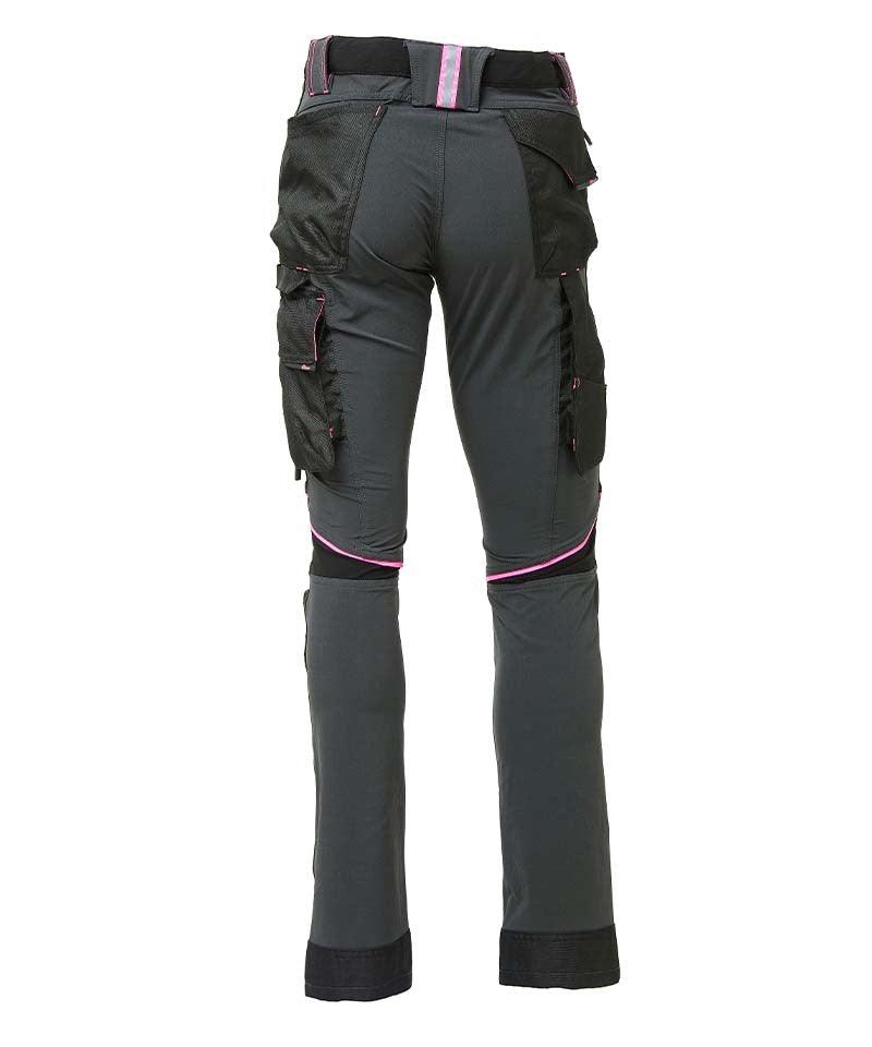 Dames stretch werkbroek U-Power Atom achterkant