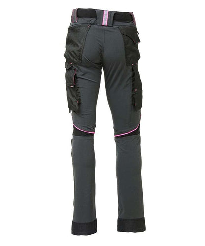 Dames stretch werkbroek U-Power Atom achterkant