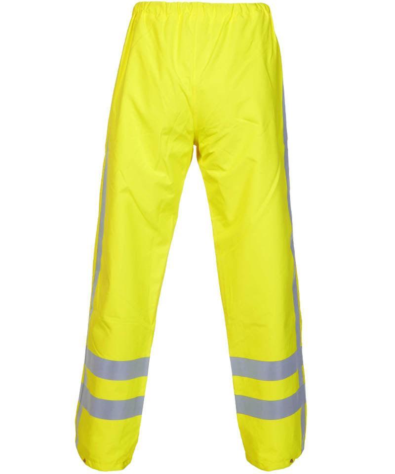 RWS regenbroek Hydrowear Ursum geel achterkant