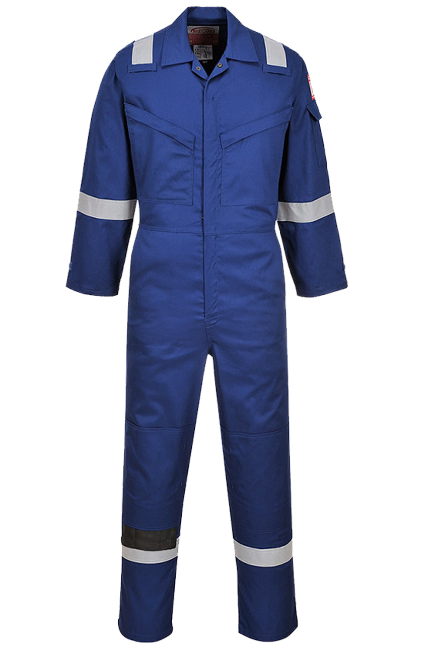Overall Vlamvertragend antistatisch lichtgewicht FR21 blauw