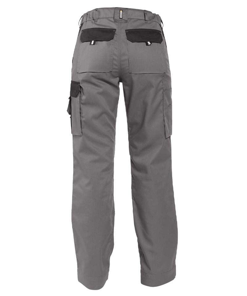 Dassy Dames werkbroek Boston grijs achterkant