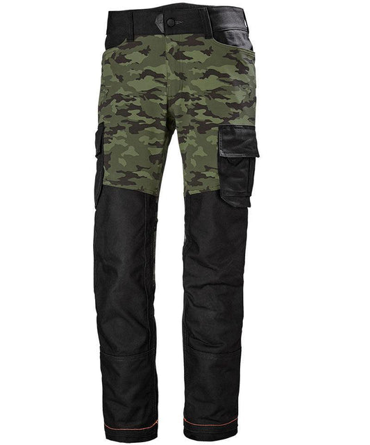 Werkbroek Chelsea Evolution stretch Helly Hansen camouflage voorkant