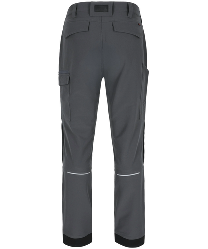 Herock Stretch Werkbroek Gunnar grijs achterkant
