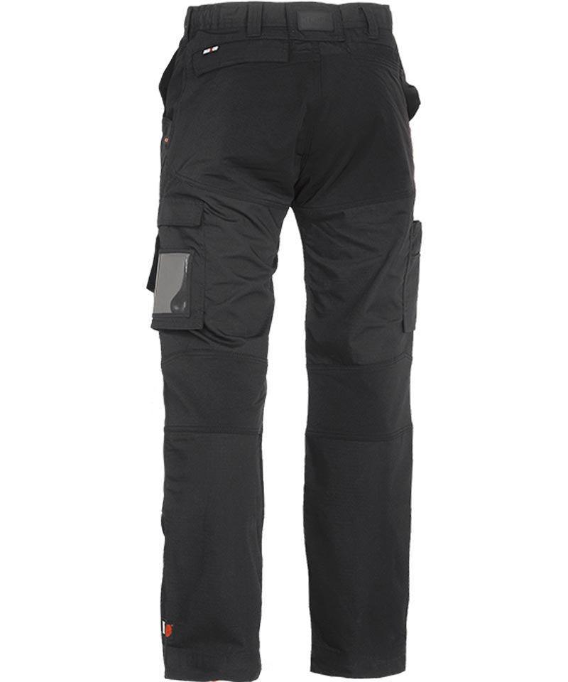 Stretch Werkbroek Herock Hector Zwart achterkant