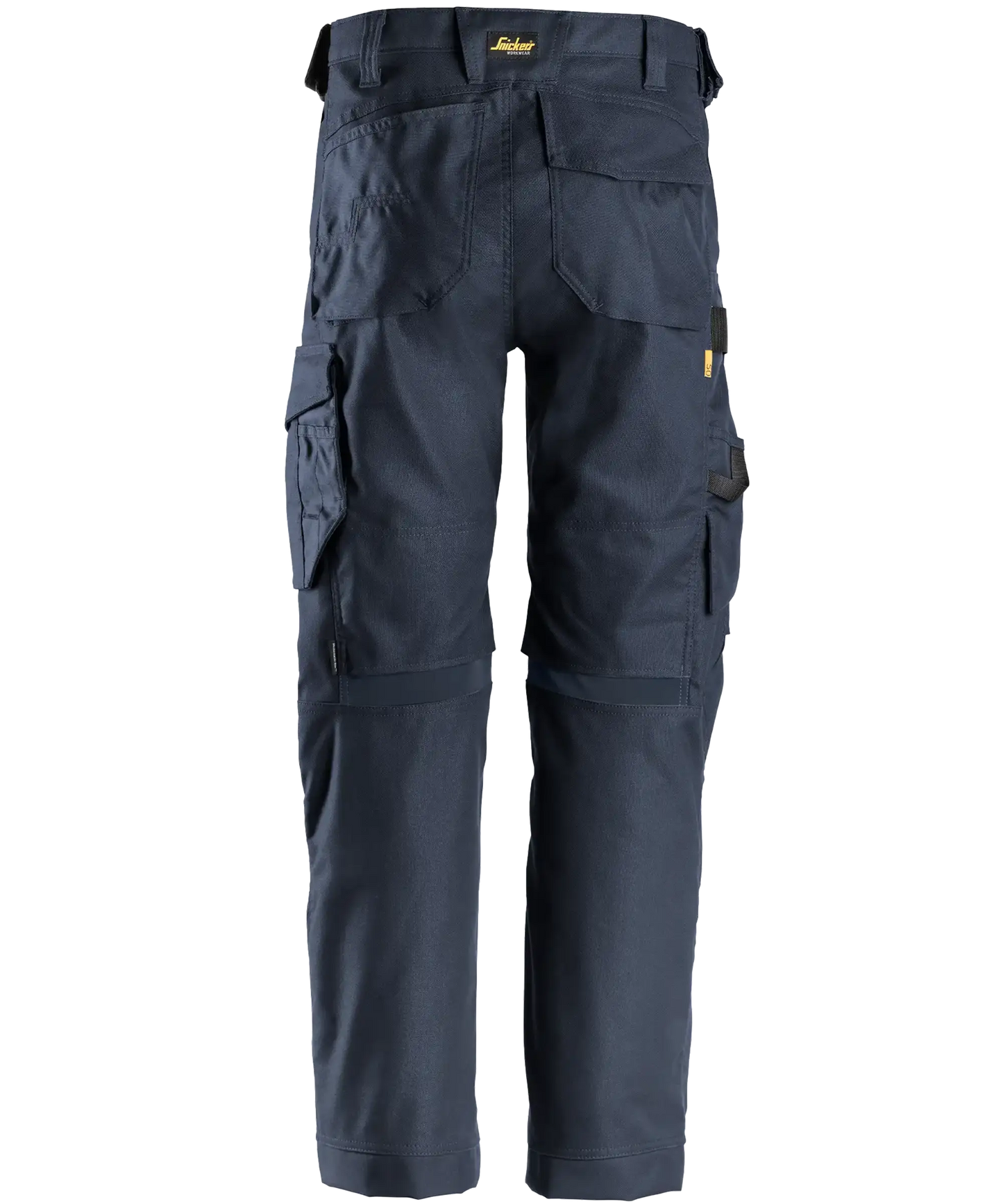 Snickers werkbroek canvas 6324 blauw achterkant