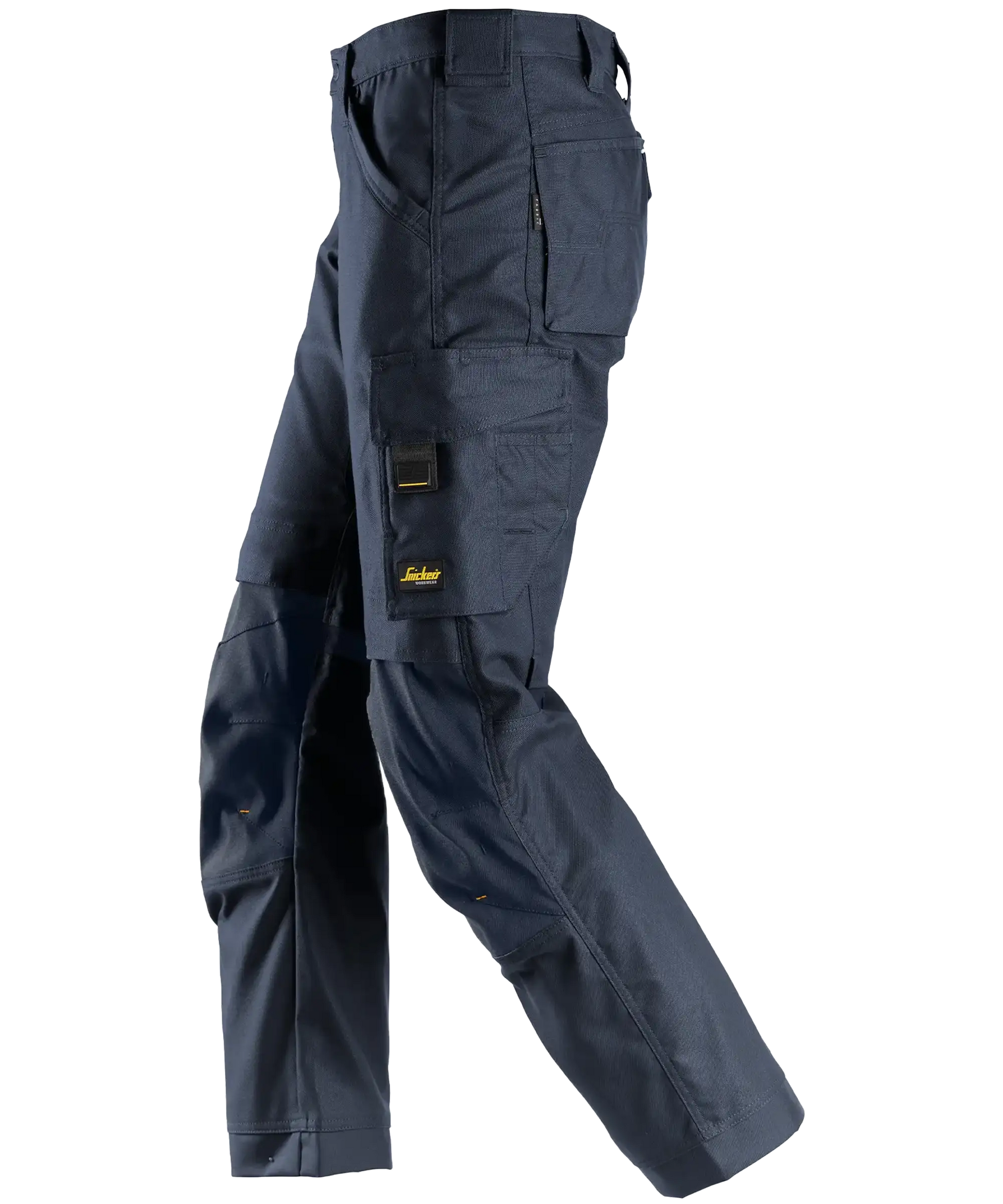Snickers werkbroek canvas 6324 blauw links