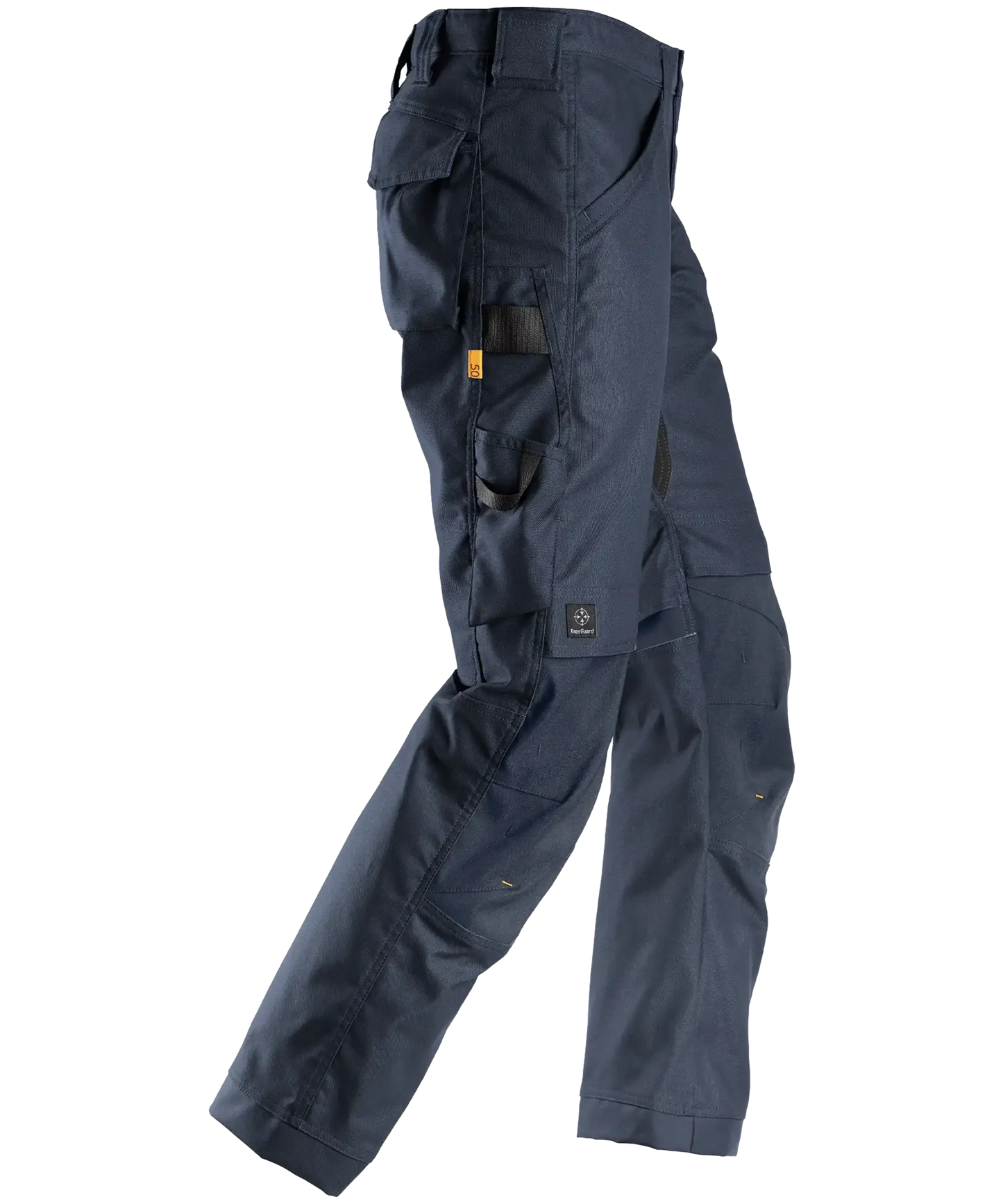 Snickers werkbroek canvas 6324 blauw rechts