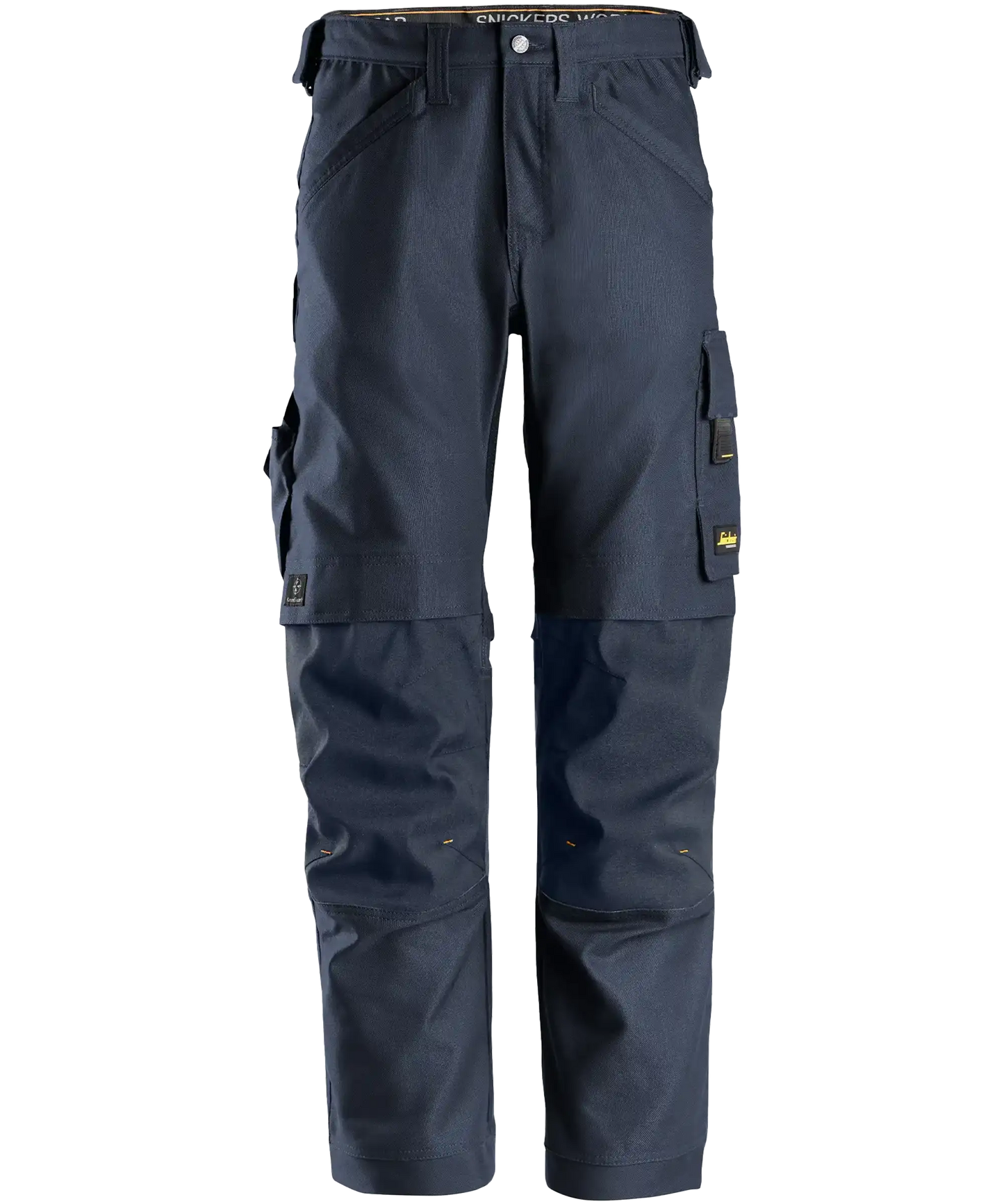 Snickers werkbroek canvas 6324 blauw voorkant