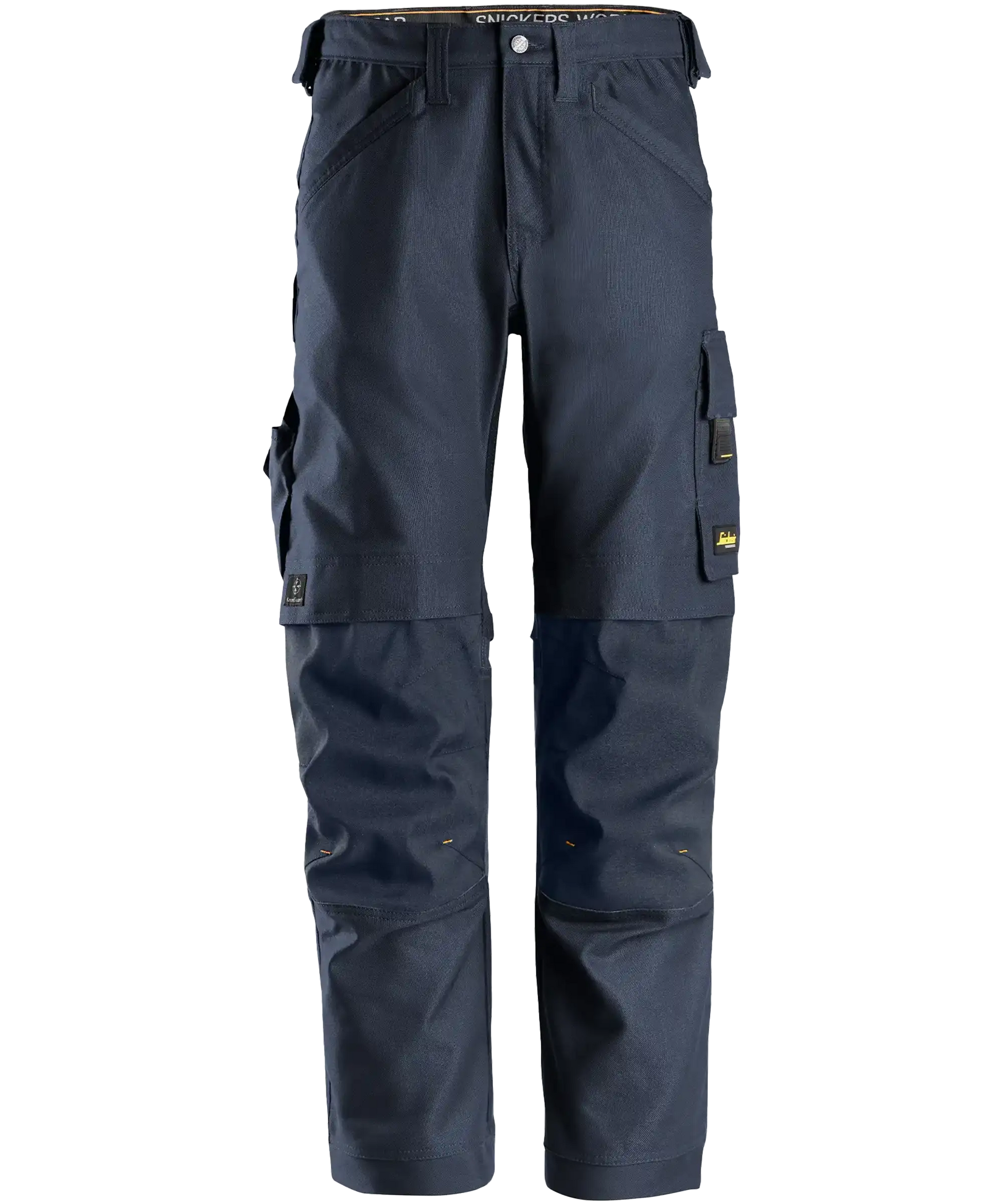 Snickers werkbroek canvas 6324 blauw voorkant