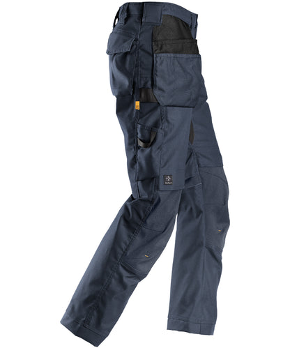 Canvas werkbroek Snickers 6224 Navy zijkant