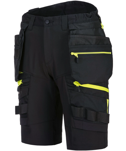 Korte werkbroek 4-way stretch DX444 zijkant
