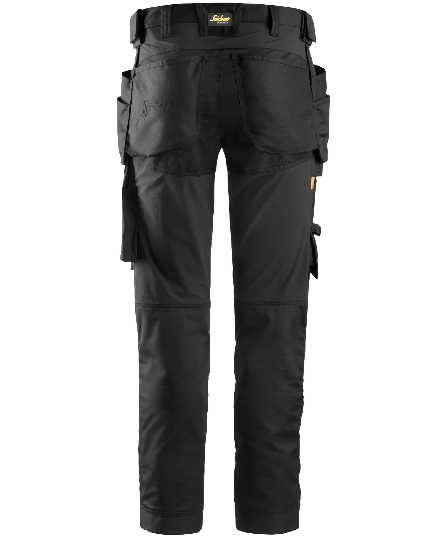 Stretch werkbroek Snickers 6241 zwart achterkant