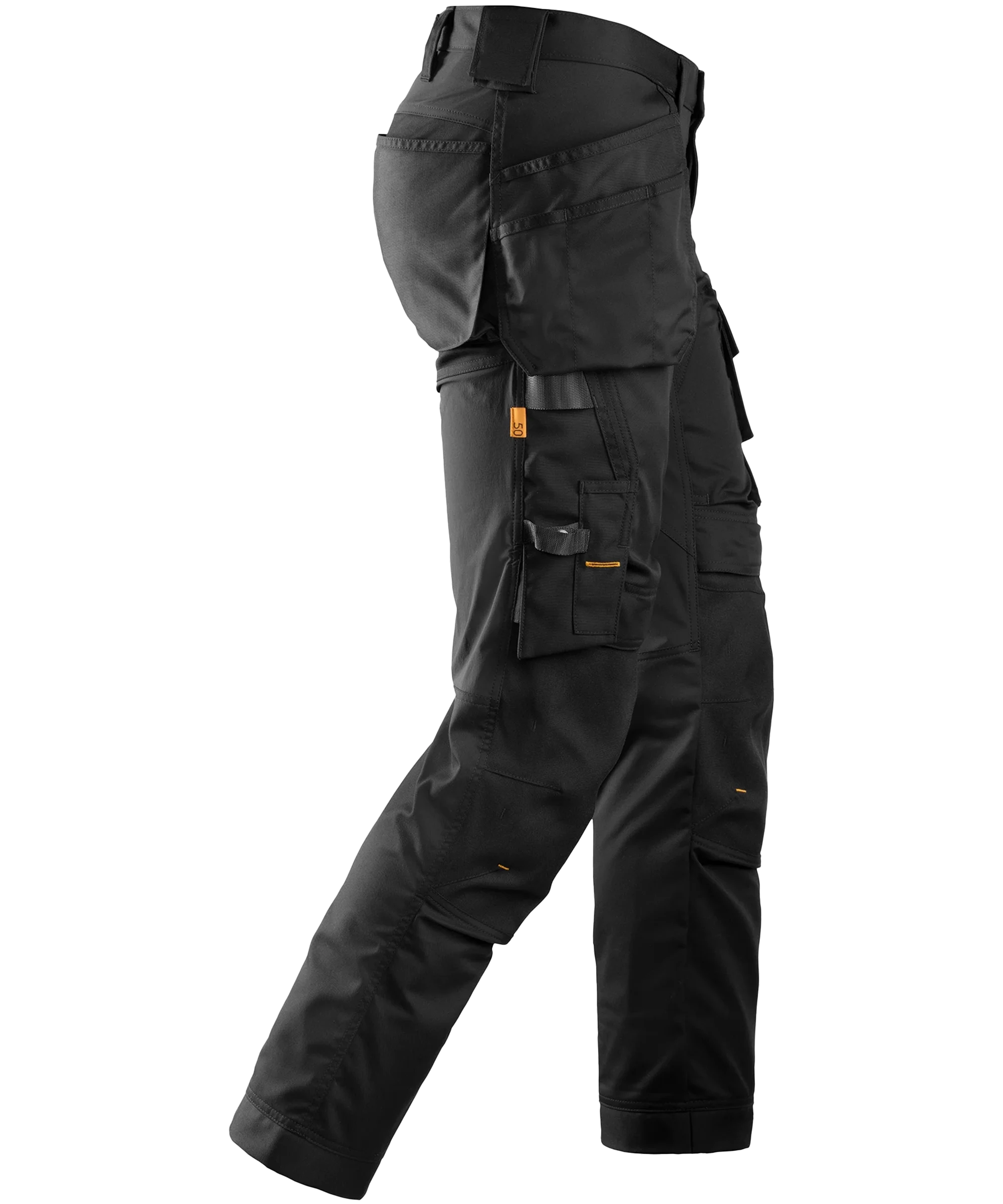 Stretch werkbroek Snickers 6241 zwart rechts